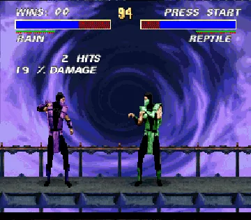 Ultimate Mortal Kombat 3 (USA) screen shot game playing